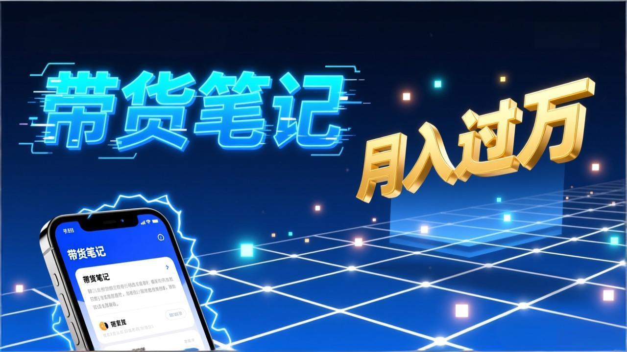 (17229期)小红书爆款笔记带货实战:拆解封面标题正文全要素,手把手教你单篇笔记带货月入过万-网赚副业网
