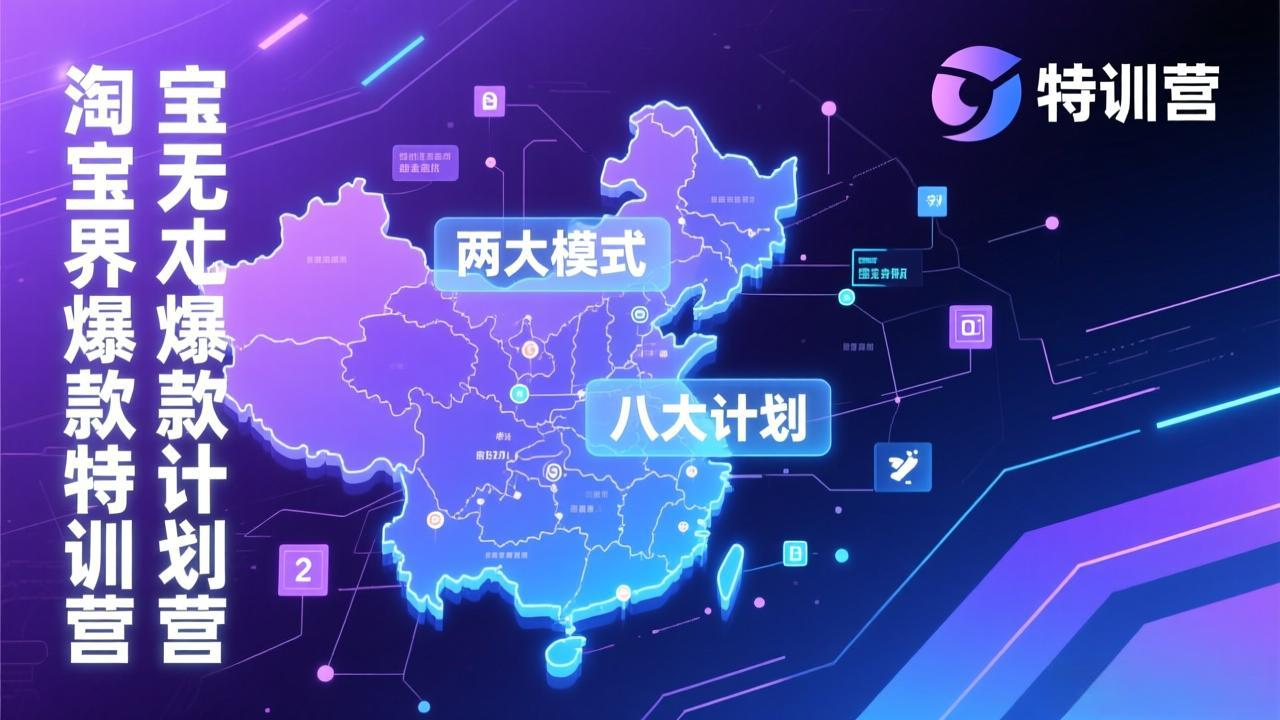 (17226期)淘宝无界爆款训练营:2026年1月杭州线下高端集训课,3天构建两大模式八大计划体系-网赚副业网