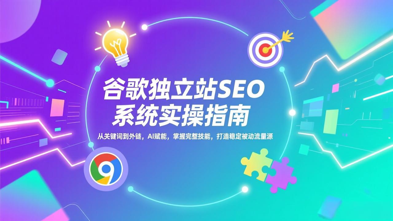 （17263期）谷歌独立站SEO系统实操(更新)：从关键词到外链，AI赋能，掌握完整技能，打造稳定被动流量源-网赚副业网