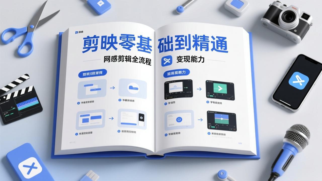 （17473期）剪映零基础也能快速上手，从入门到精通掌握网感剪辑全流程，掌握能直接变现的剪辑能力-网赚副业网