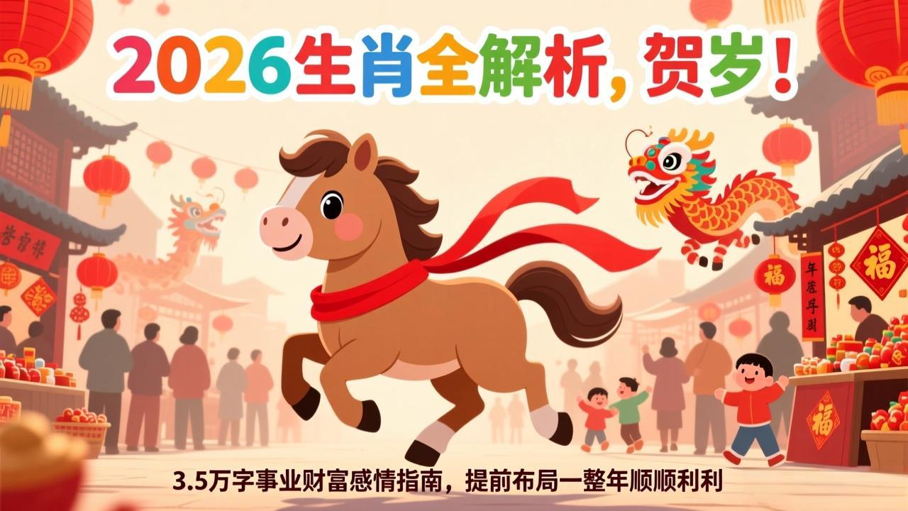 (17428期)付费文章:贺岁!2026生肖全解析,3.5万字事业财富感情指南,提前布局一整年顺顺利利-网赚副业网