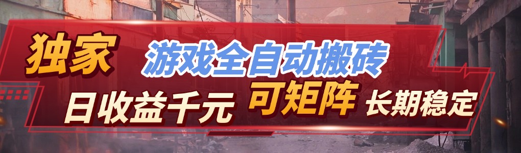 (17509期)【独家技术】游戏全自动搬砖变现,日收益千元,可矩阵,长期稳定!-网赚副业网