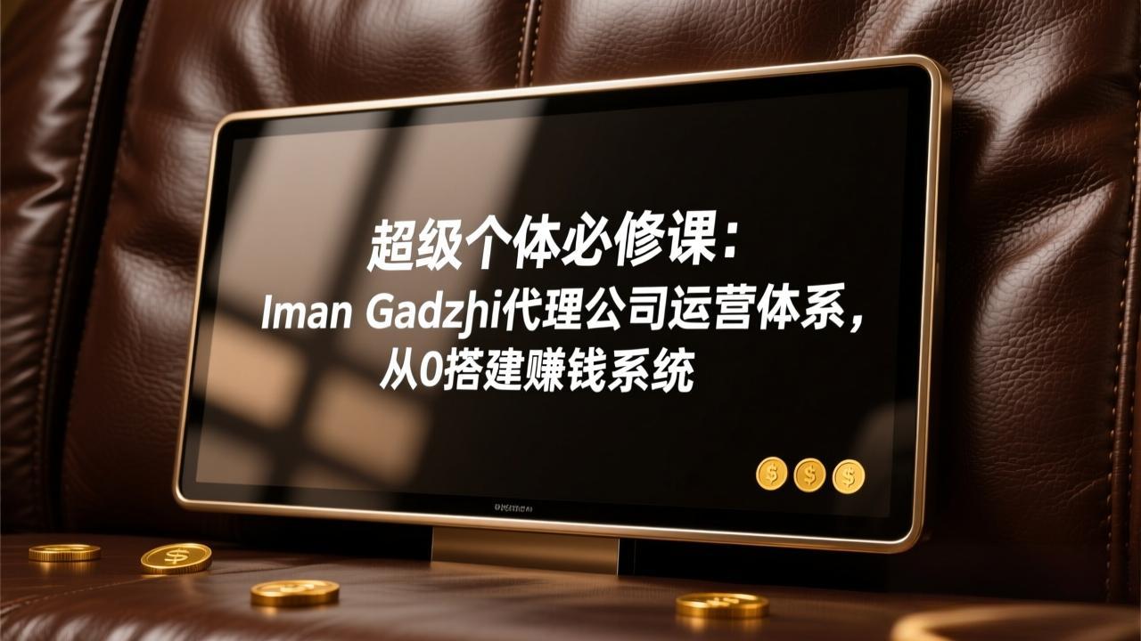 （17525期）超级个体必修课：Iman Gadzhi代理公司运营体系，从0搭建赚钱系统-网赚副业网