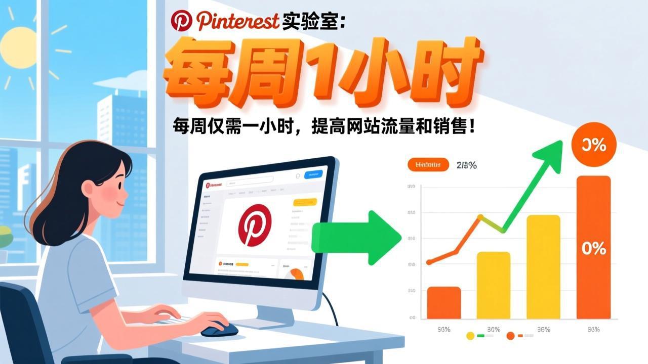 (17505期)Pinterest实验室:每周仅需一小时,提高网站流量和销售!-网赚副业网
