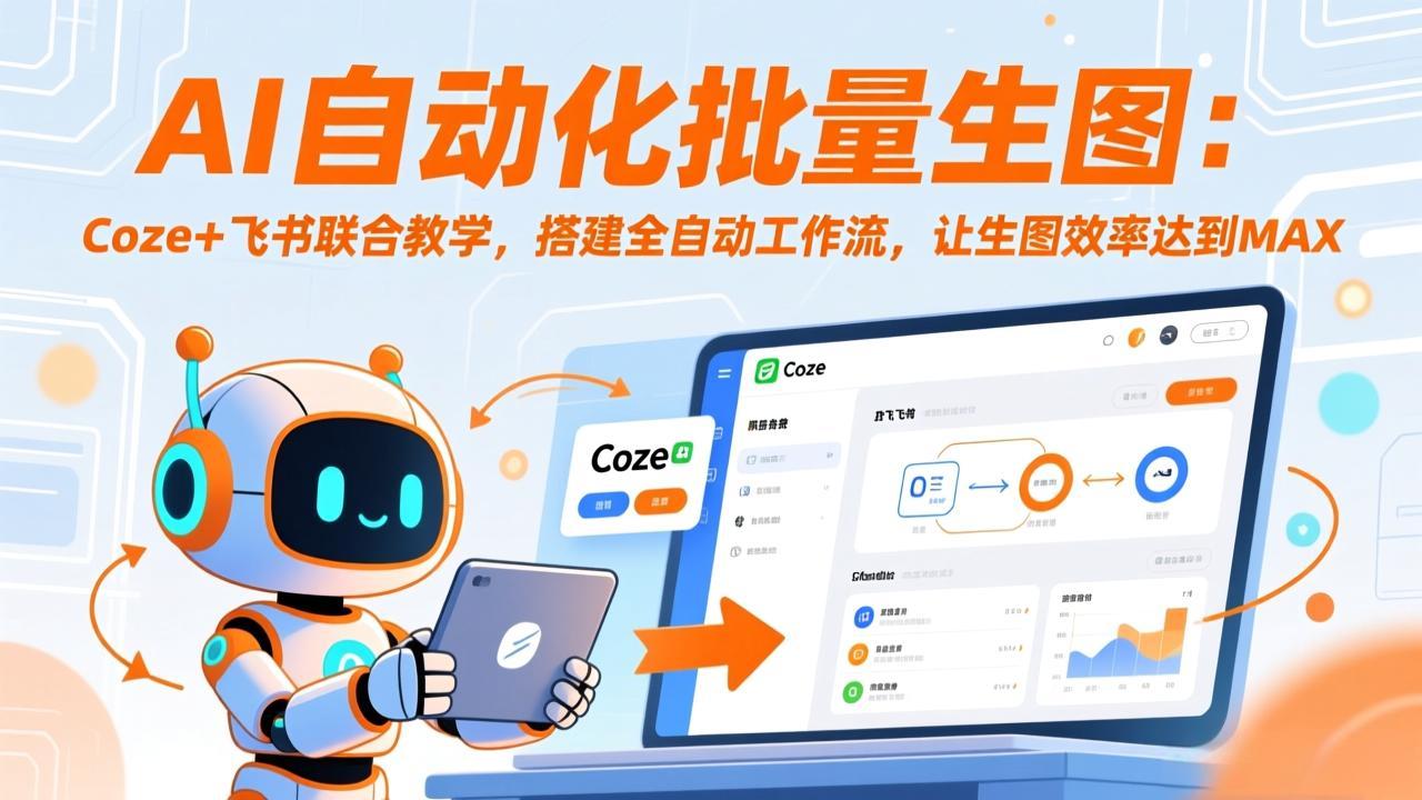 (17575期)AI自动化批量生图:Coze+飞书联合教学,搭建全自动工作流,让生图效率达到MAX-网赚副业网