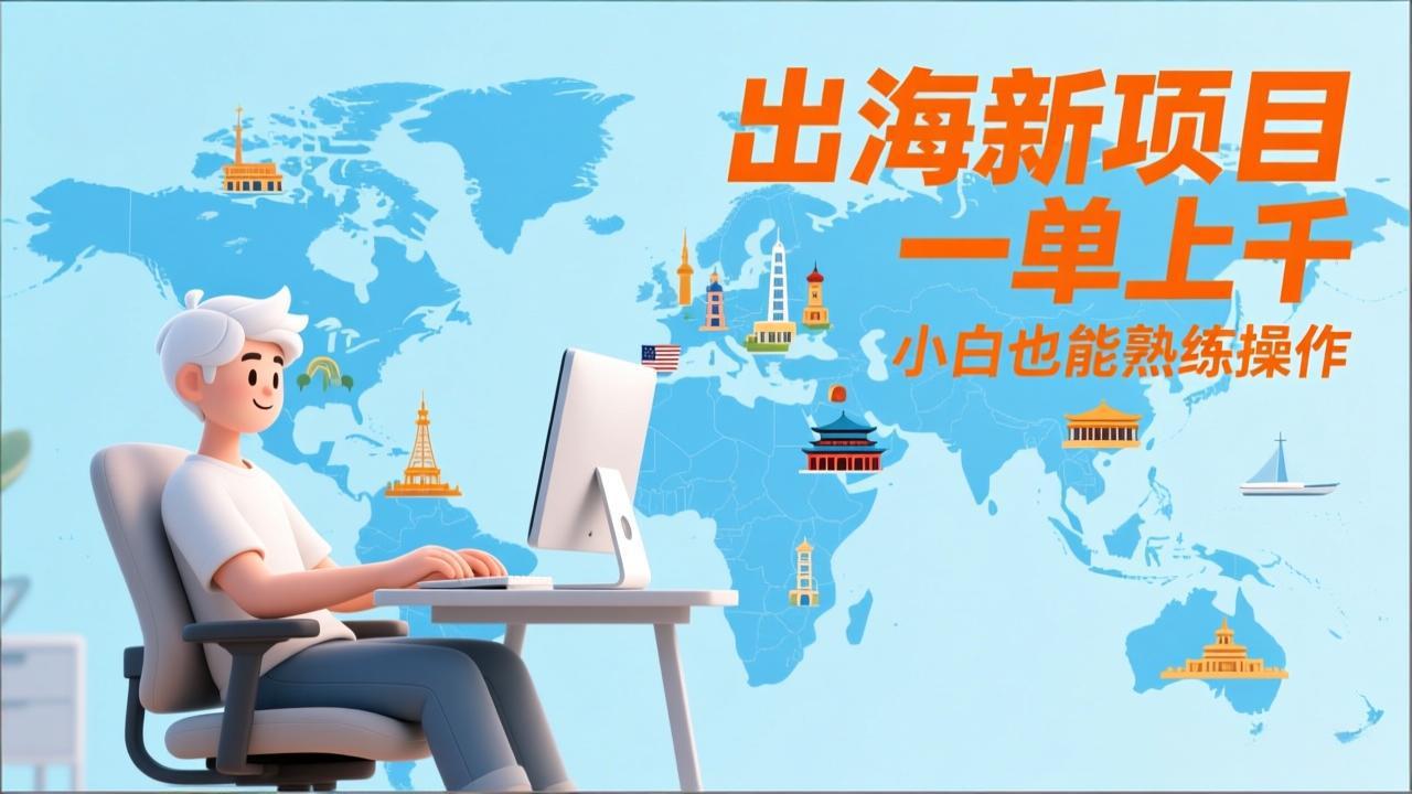 (17534期)出海新项目,一单上千,小白也能熟练操作-网赚副业网