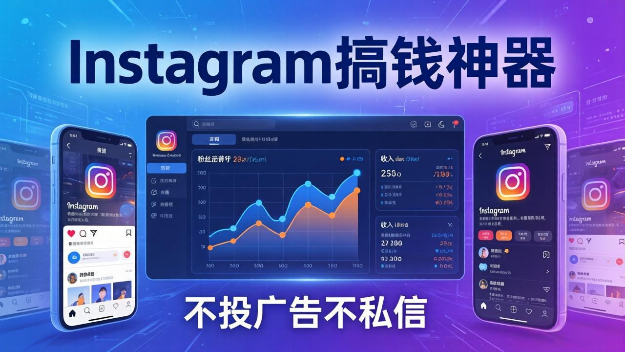 （17731期）Instagram搞钱神器：月涨6万粉+月入5万刀，不投广告不私信，靠算法+低价产品-网赚副业网