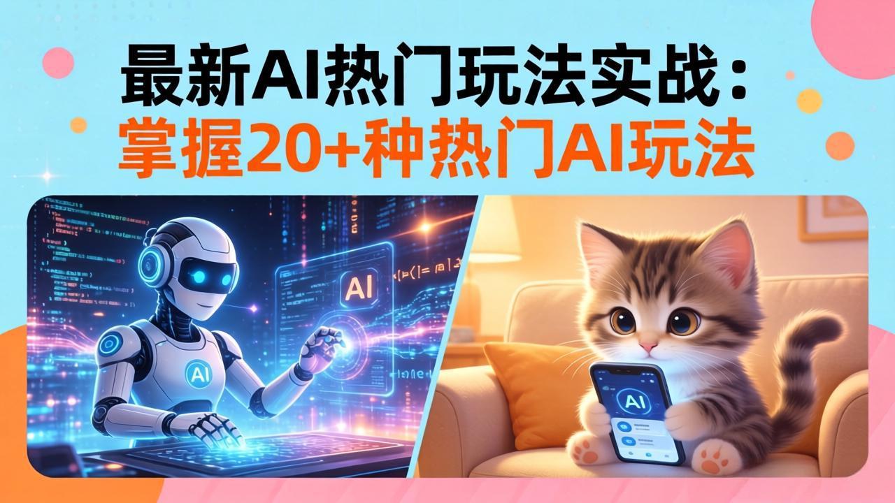 (17816期)20招AI热门玩法实战:影视级出塞+阐教金仙+山海经变幻/等等,解锁百万流量密码-网赚副业网