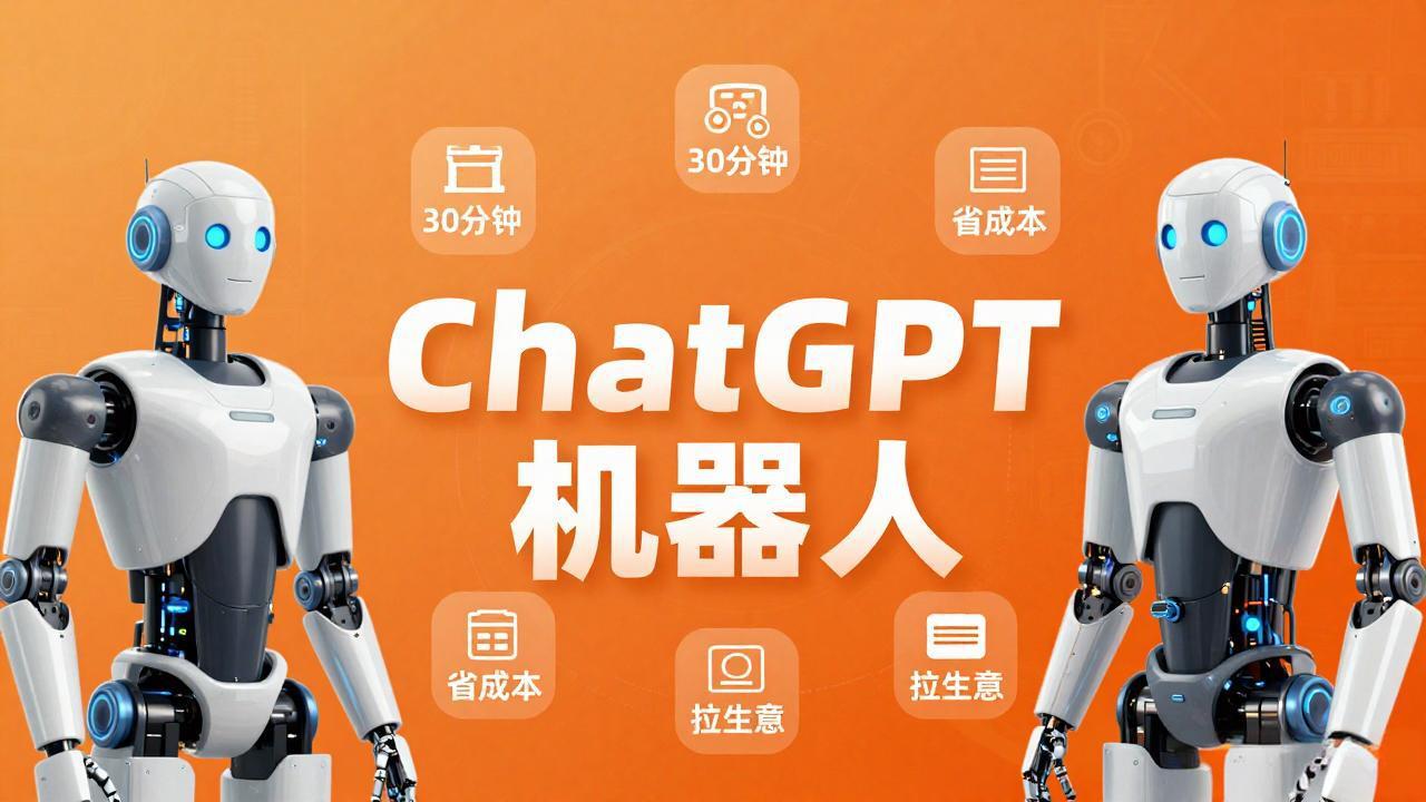 (17982期)智能机器人定制速成课:技术小白30分钟做出ChatGPT机器人,省时间砍成本还能拉生意-网赚副业网