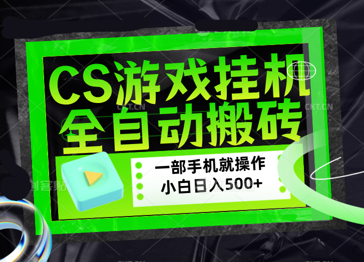 (17876期)CSGO游戏挂机捡漏搬砖,超稳定的项目,带领1000+小白实现日入500+,数据可视频验证-网赚副业网