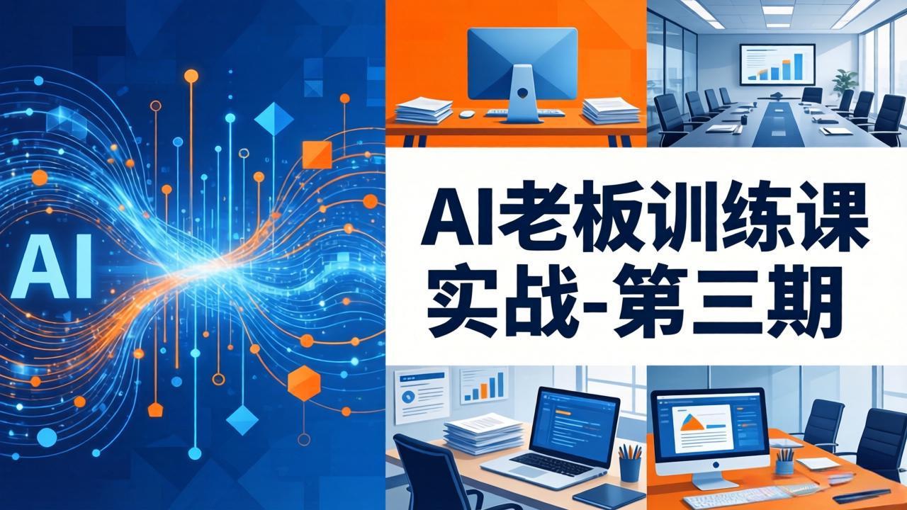 (18025期) AI老板训练课实战-第三期:AI+内容应用落地教学,从0到1打通AI变现完整路径-网赚副业网