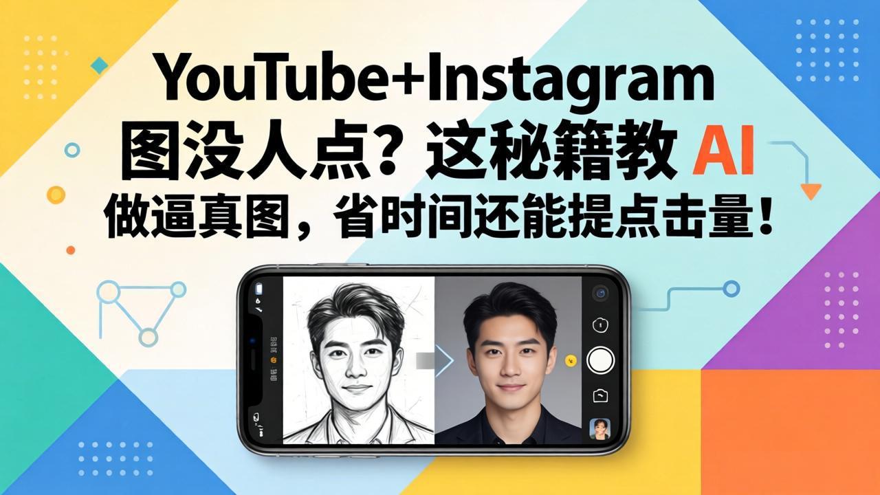 (17911期)YouTube+Instagram 图没人点?这秘籍教 AI 做逼真图,省时间还能提点击量-网赚副业网