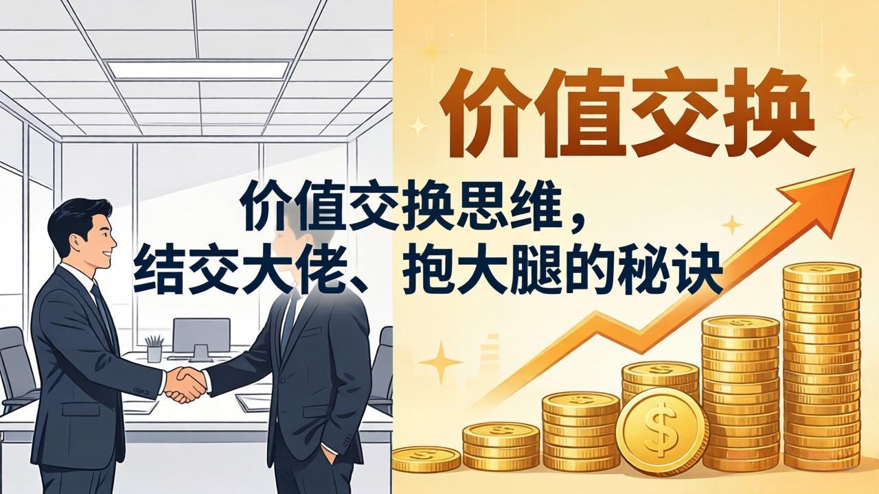 (18258期)某付费文章:价值交换思维,结交大佬、抱大腿的秘诀-网赚副业网