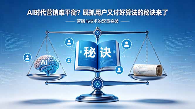（18600期）AI时代营销难平衡？既抓用户又讨好算法的秘诀来了【原创双语字幕】-网赚副业网