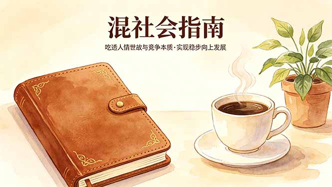 (18282期)付费文章:混社会指南,吃透人情世故与竞争本质,实现稳步向上发展-网赚副业网