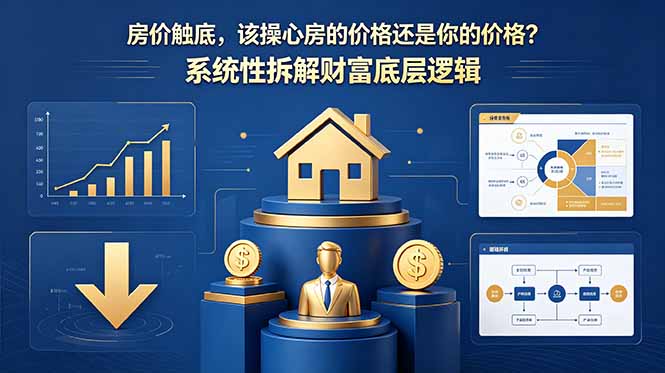 （18602期）付费文章：房价触底，该操心房的价格还是你的价格？系统性拆解财富底层逻辑-网赚副业网