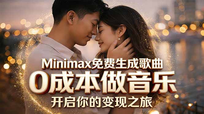 (18401期)Minimax免费生成歌曲实测!0成本做音乐,说唱流行Lofi一键生成-网赚副业网