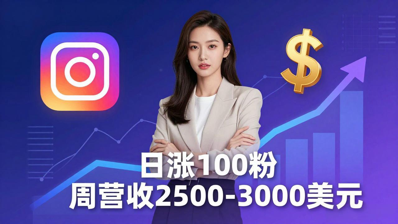 （18299期）想做数字产品？Sheri亲授：日涨100粉、每周2500至3000美元的营收，Instagram躺着赚-网赚副业网