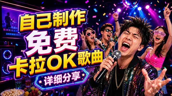 (18610期)免费卡拉OK歌曲制作全攻略:音轨分离字幕制作,零基础快速做出专业K歌视频-网赚副业网