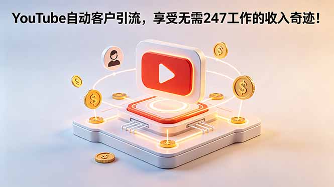 (18658期)YouTube 自动客户引流,享受无需 247 工作的收入奇迹!【原创双语字幕】-网赚副业网