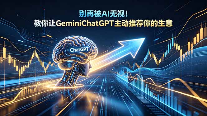 (18659期)别再被AI无视!教你让GeminiChatGPT主动推荐你的生意【原创双语字幕】-网赚副业网