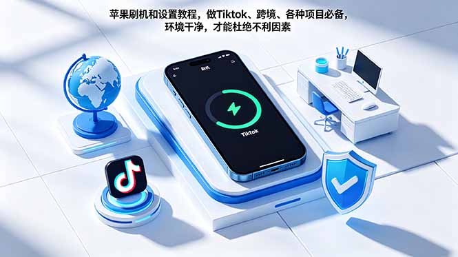 (18558期)苹果刷机和设置教程,做Tiktok、跨境、各种项目必备,环境干净,才能杜绝不利因素-网赚副业网