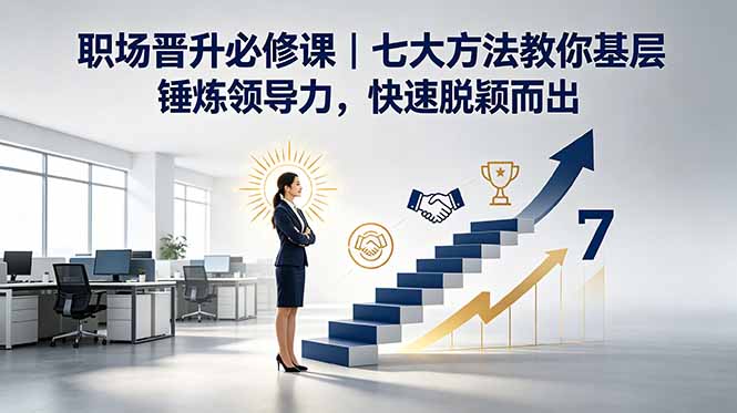 (18629期)付费文章:职场晋升必修课|七大方法教你基层锤炼领导力,快速脱颖而出-网赚副业网
