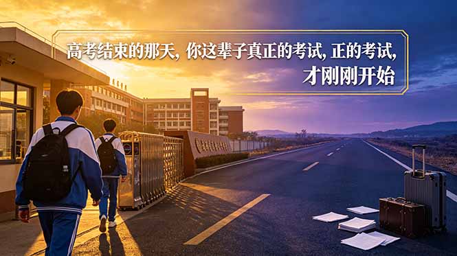 (18968期)付费文章:高考结束的那天,你这辈子真正的考试,才刚刚开始-网赚副业网