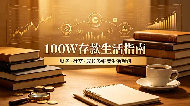 (19121期)付费文章:100W存款生活指南,如何从财务、社交、成长等维度规划自己的生活-网赚副业网