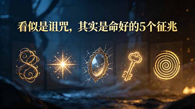 (19089期)付费文章:看似是诅咒,其实是命好的5个征兆-网赚副业网