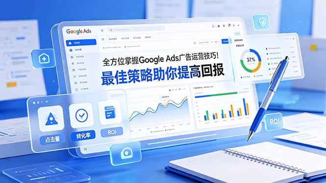 (19063期)全方位掌握 Google Ads 广告运营技巧!最佳策略助你提高回报【原创双语字幕】-网赚副业网
