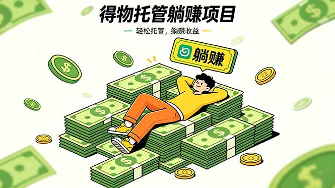 (18726期)26年6月必做!得物视频激励项目,全自动运营单号月利润3600+-网赚副业网