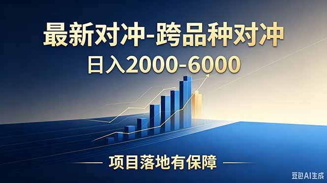 (18843期)跨品种对冲震撼首发!日收益2000-6000+,项目绿色长久,安全稳健,合规靠谱,可批量放大-网赚副业网