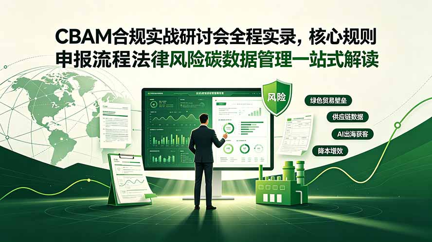 (19235期)CBAM合规实战研讨会全程实录,核心规则申报流程法律风险碳数据管理一站式解读-网赚副业网